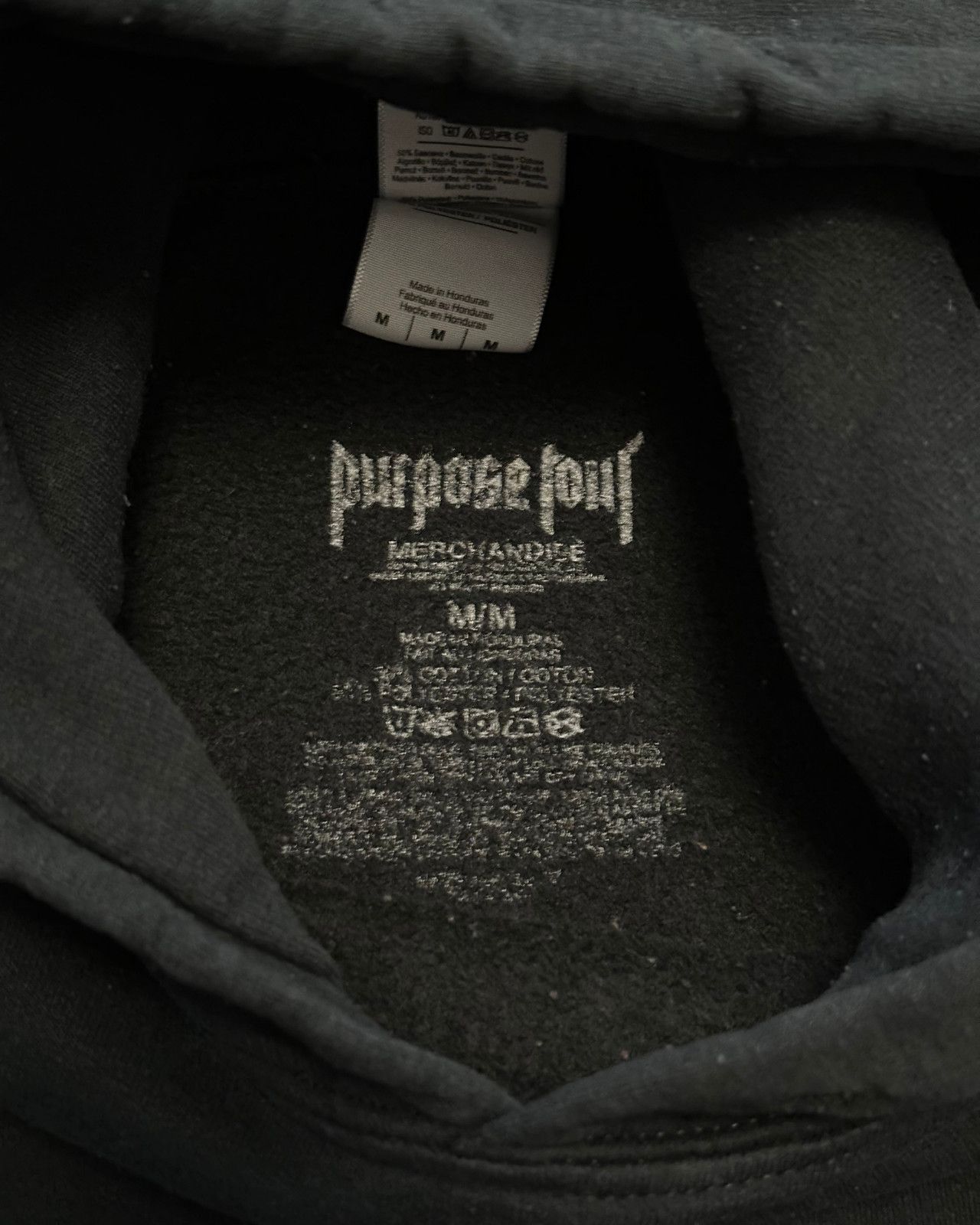 Gildan × Justin Bieber 2015 Justin Bieber Purpose World Tour Staff Hoodie - Medium Size US M / EU 48-50 / 2 - 8 Thumbnail