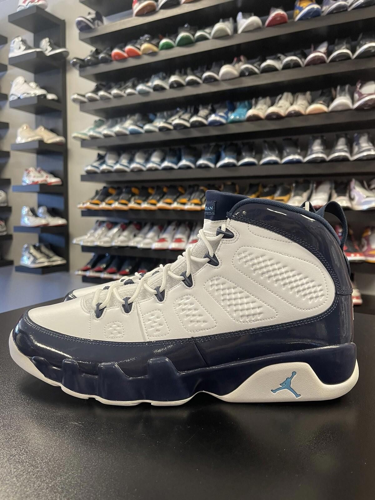 Jordan Brand Size 14 - Air Jordan Retro 9 Pearl Blue, UNC 2019 302370-145 Size US 14 / EU 47 - 1 Thumbnail