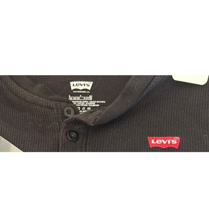 Levi's Levi's Black Long Sleeve Shirt - Boys Size Small Size US XXS / EU 40 - 3 Thumbnail