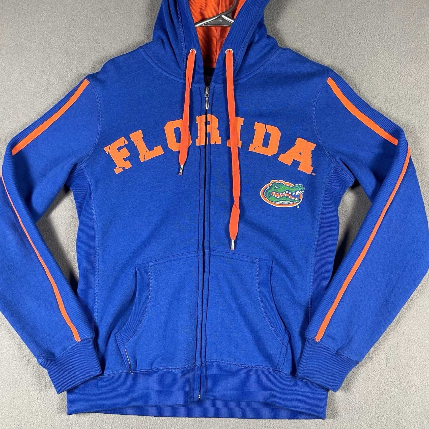 Vintage e5 College Classics Florida Gators Hoodie Full Zip Long Sleeve Blue Small Unisex Adults Size US S / EU 44-46 / 1 - 2 Thumbnail