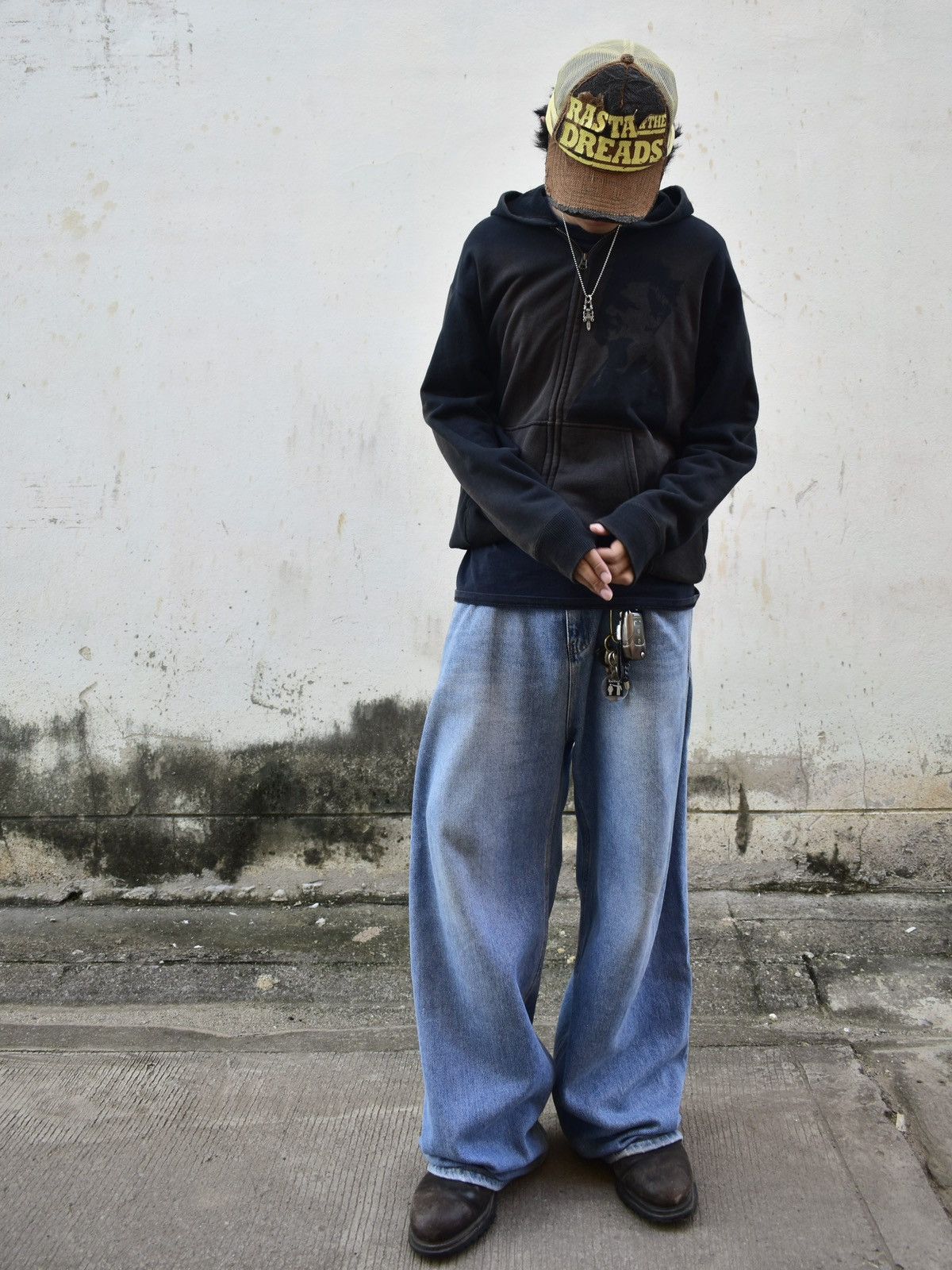 Other Tyler Durden Faded Vintage Hoodie inspired of Fight Club Size US M / EU 48-50 / 2 - 2 Thumbnail
