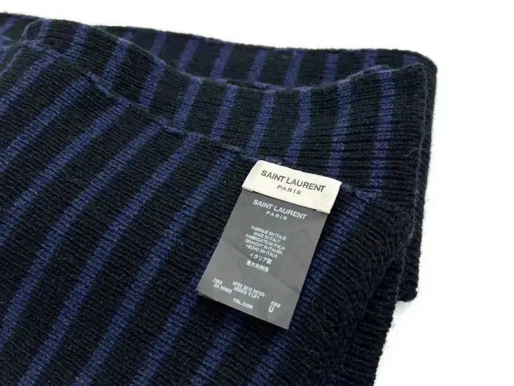 Saint Laurent Paris Saint Laurent Paris 15AW Stripe Scarf Size ONE SIZE - 4 Thumbnail