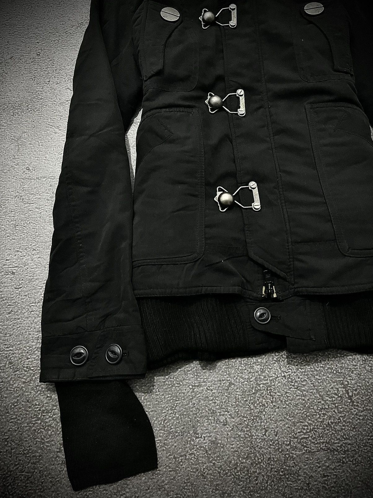SLY 2000s SLY Gothic Bondage Punk Fur Jacket Size US M / EU 48-50 / 2 - 2 Thumbnail