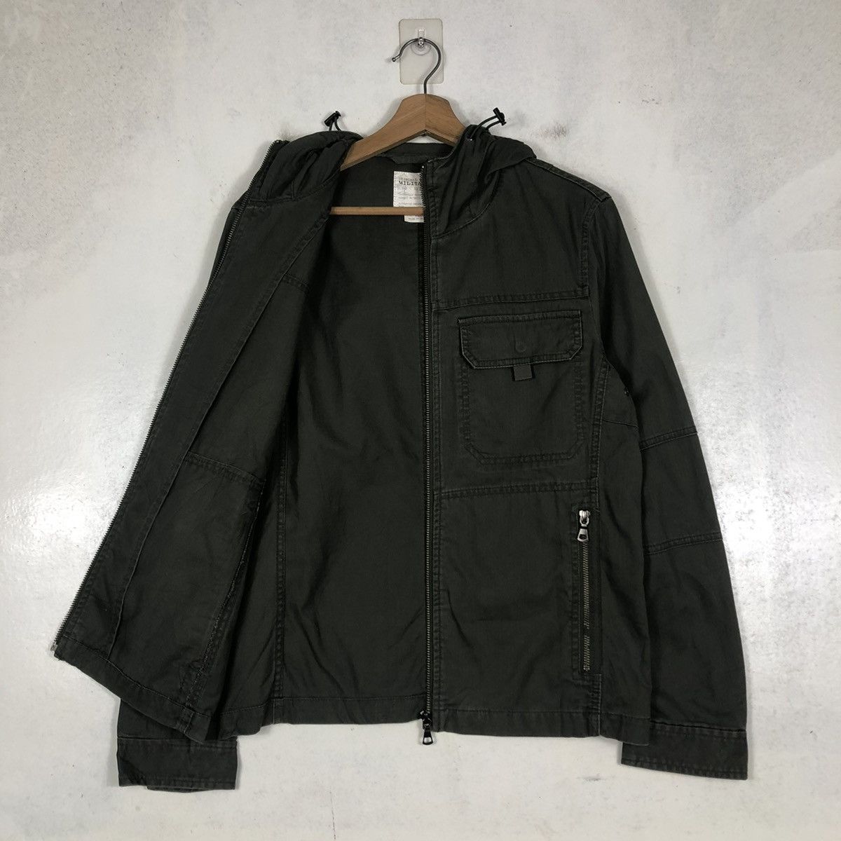 Japanese Brand 📌VINTAGE BIKER JACKET CHORE MILITARY UNIQLO ISSEY MIYAKE Size US M / EU 48-50 / 2 - 13 Thumbnail