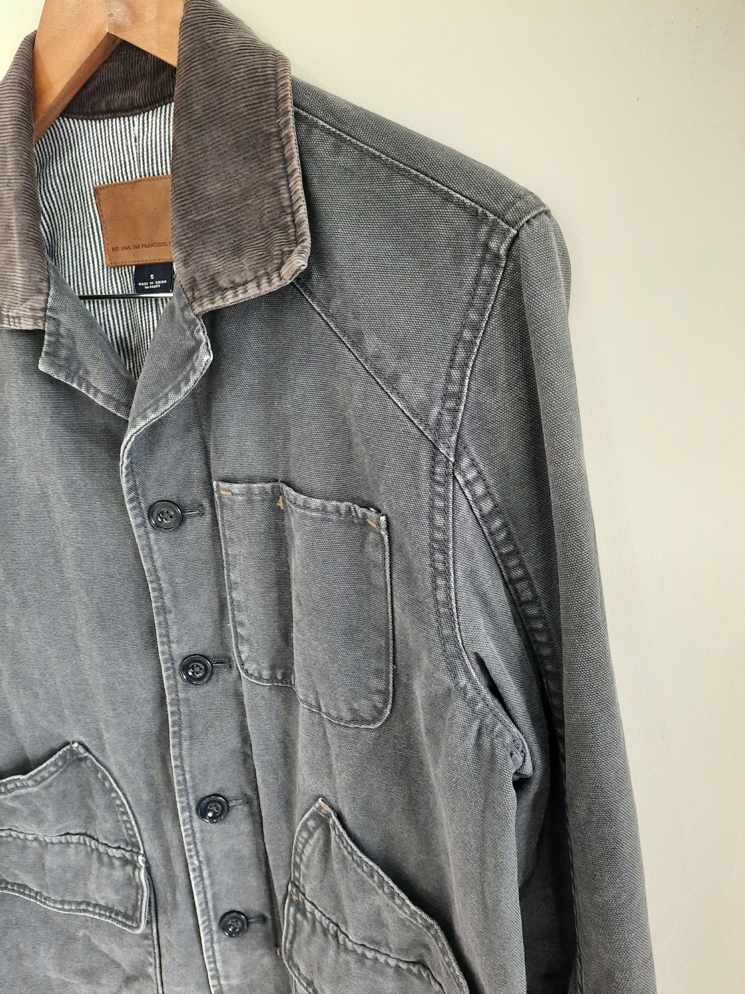 Gap Vintage Gap Canvas Chore Jacket Size US S / EU 44-46 / 1 - 5 Thumbnail