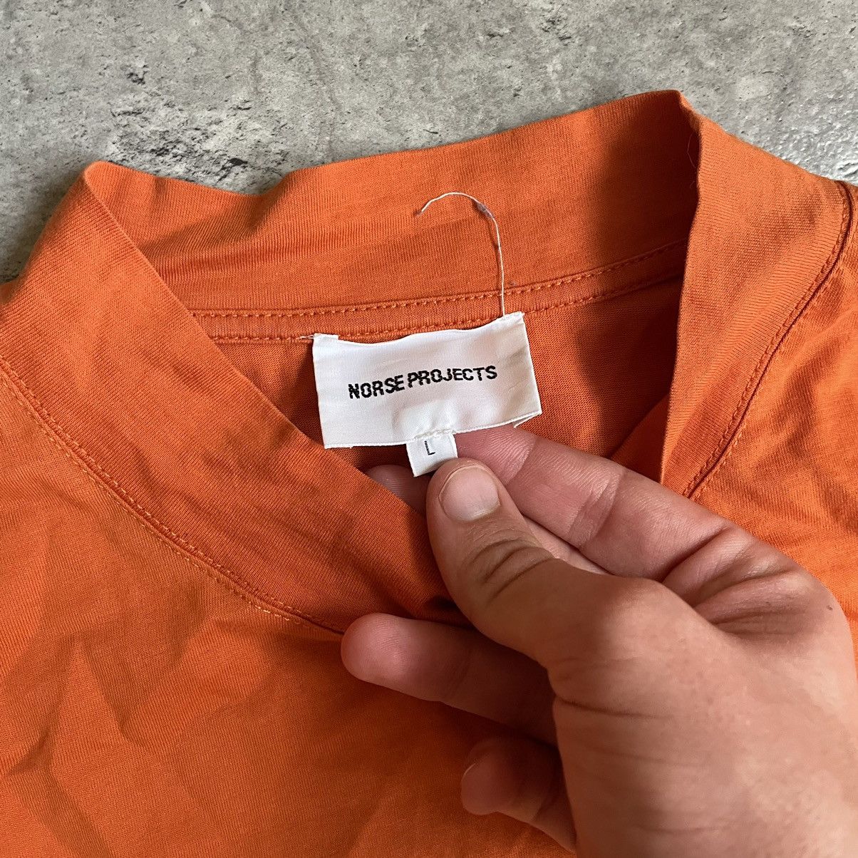 Designer × Norse Projects Norse Projects Orange Long Sleeve Size US L / EU 52-54 / 3 - 2 Thumbnail