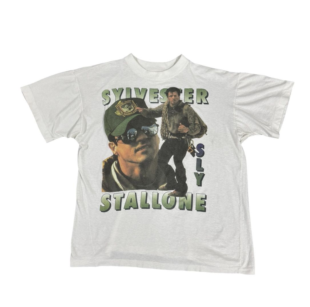 Vintage Vintage 90s Sylvester Stallone Rap Tee Size US XL / EU 56 / 4 - 3 Thumbnail
