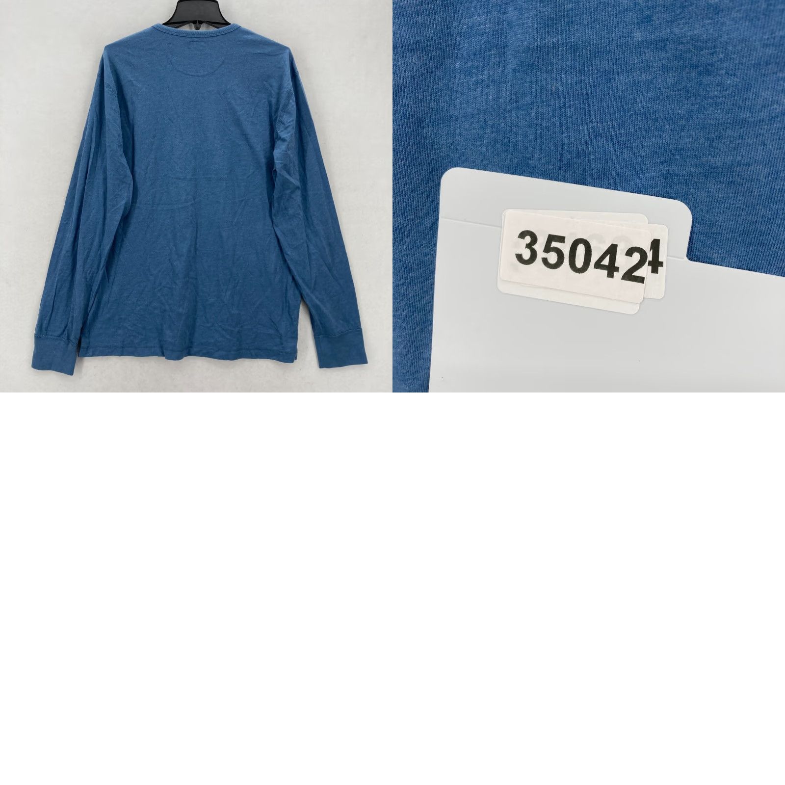 J.Crew J.Crew Marled Cotton Henley Long Sleeve T-Shirt Mens XL Blue Preppy Outdoors NWT Size US XL / EU 56 / 4 - 9 Thumbnail