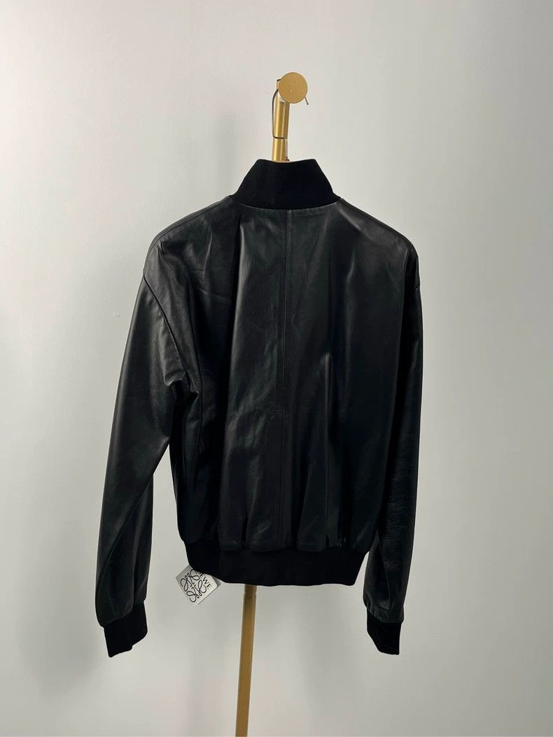 Loewe LOEWE Black lettering logo patch jacket coat Size XS / US 0-2 / IT 36-38 - 2 Thumbnail