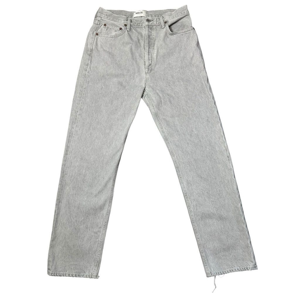Agolde AGOLDE 90s High Rise Pinch Waist Straight Leg Grey Jeans Si Size 28" / US 6 / IT 42 - 2 Thumbnail