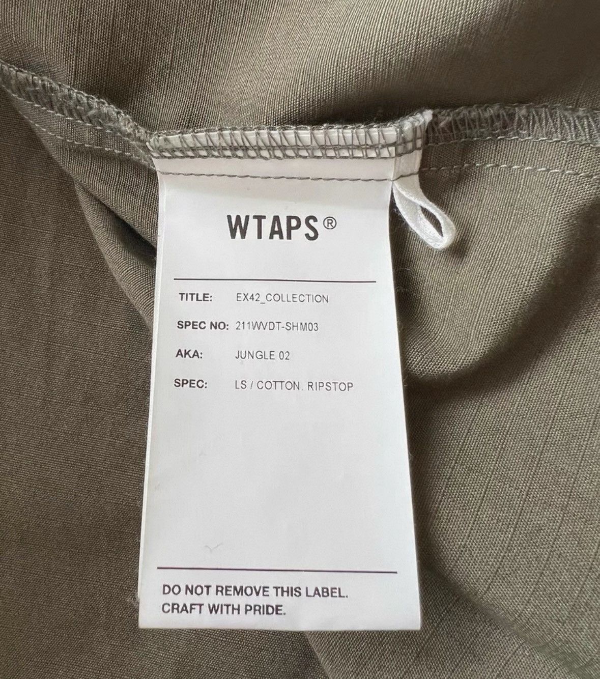 Wtaps Wtaps Four-pocket shirt jacket for workwear Size US XL / EU 56 / 4 - 8 Thumbnail