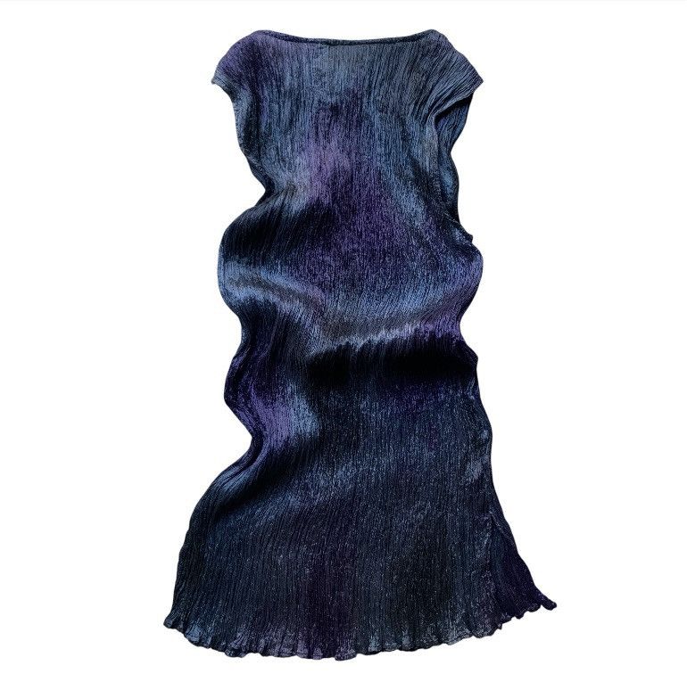 Pleats Please Issey Miyake Vintage Tati Studio paris pleated sleeveless dress Size ONE SIZE - 2 Thumbnail