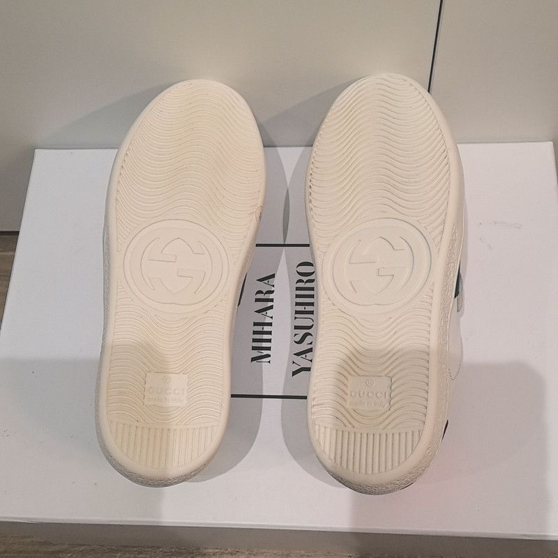 Gucci Gucci ACE Kids Low-Top Sneakers in White - Size US 5 / EU 37 - 4 Thumbnail