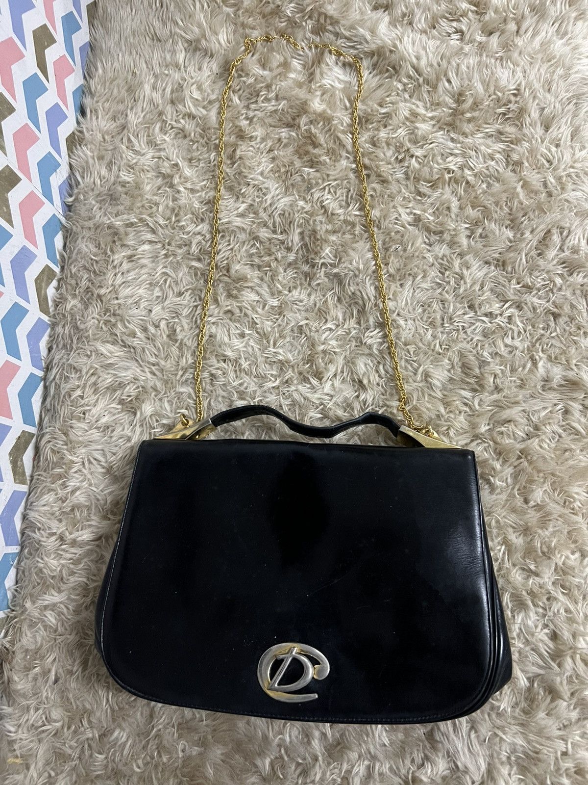 Vintage Christian Dior calfskin