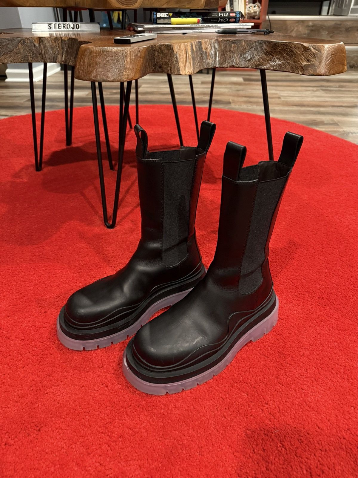 Bottega Veneta × Guidi × Rick Owens Bottega Veneta Tire Boot Size US 8 / IT 38 - 2 Thumbnail