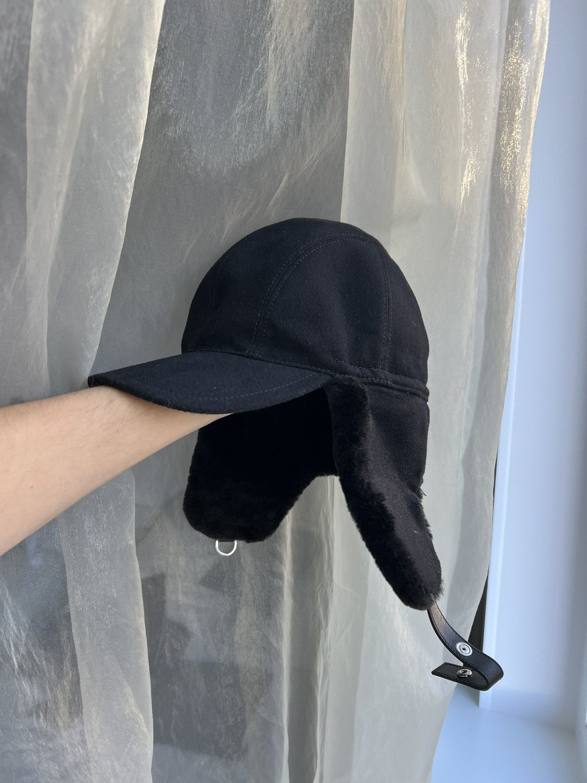 Prada Prada Trapper Wool Fur Hat Size ONE SIZE - 9 Thumbnail