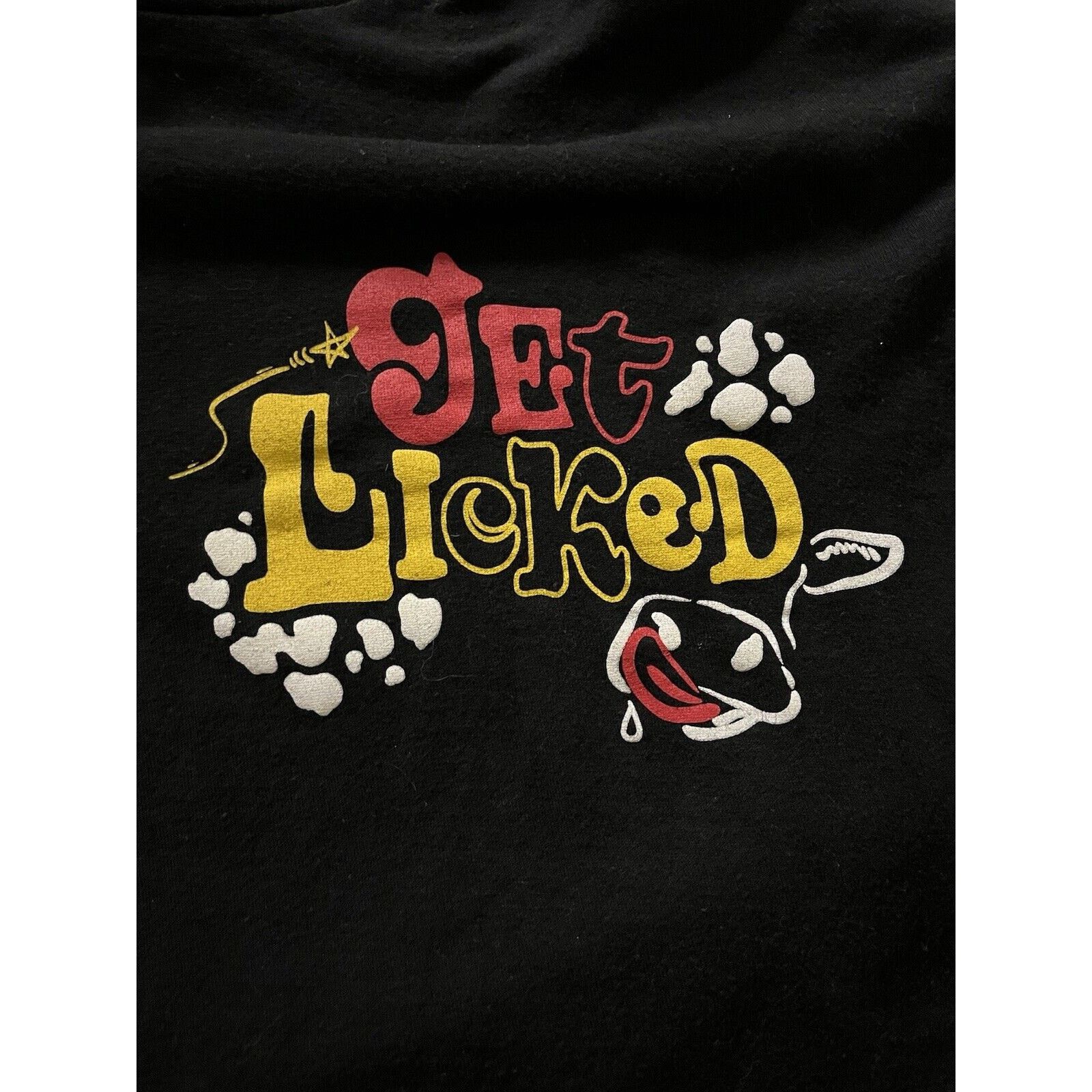 Tultex The Salt Lick “Get Licked” Graphic T-Shirt Black Large Size US L / EU 52-54 / 3 - 3 Thumbnail