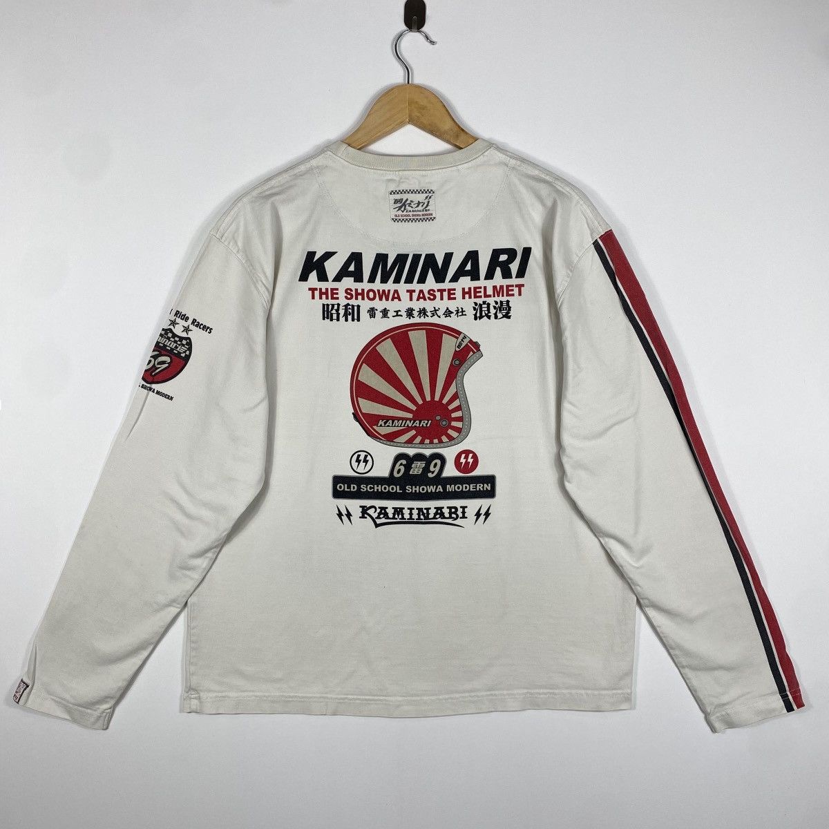 Japanese Brand × Tedman KAMINARI HELMET The Showa Taste Helmet Graphic Long Sleeve Size US L / EU 52-54 / 3 - 4 Thumbnail