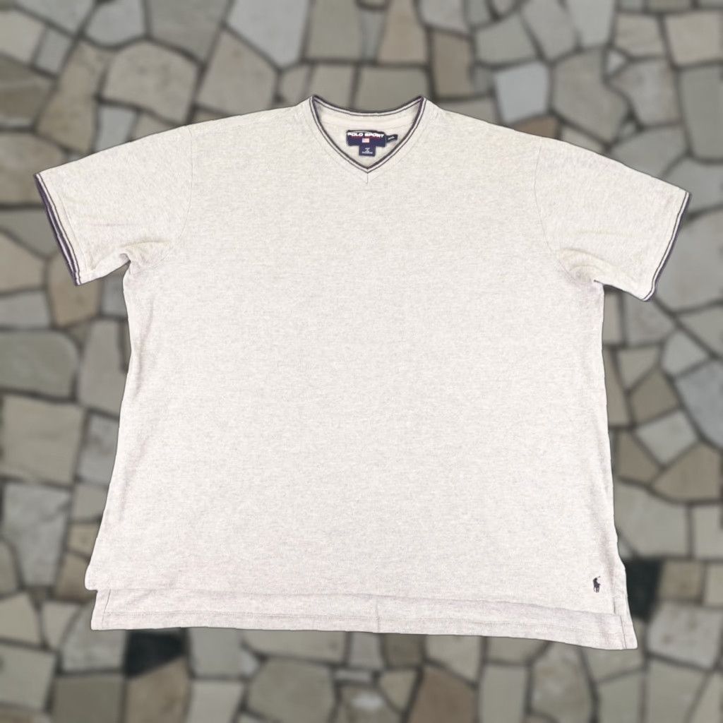 VINTAGE Ralph Lauren Polo Shirt Mens XXL Short Sleeve V-Neck