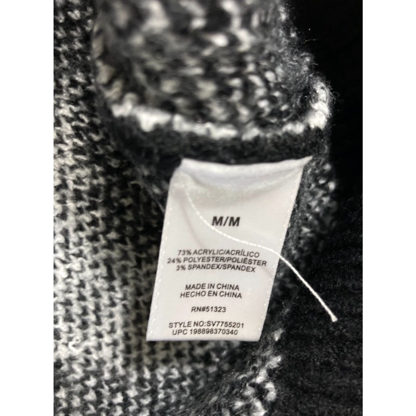 Vince Camuto Vince Camuto Halloween Ghosts AOP Sweater Women M Black White Knit Crew Neck NWT Pullover Long Sleeve Holiday Party/Cocktail Size M / US 6-8 / IT 42-44 - 6 Thumbnail