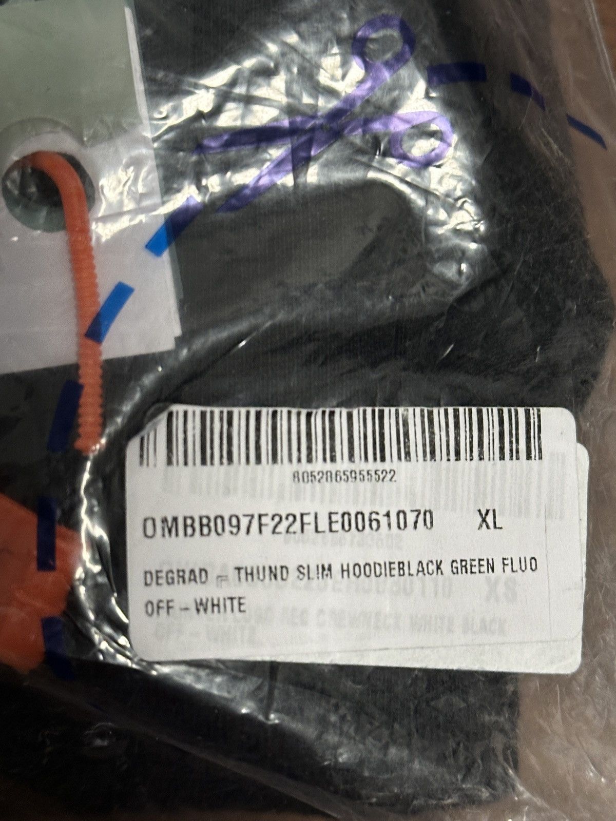 Off-White Black Off-White hoodie green fluo Size US XL / EU 56 / 4 - 12 Thumbnail