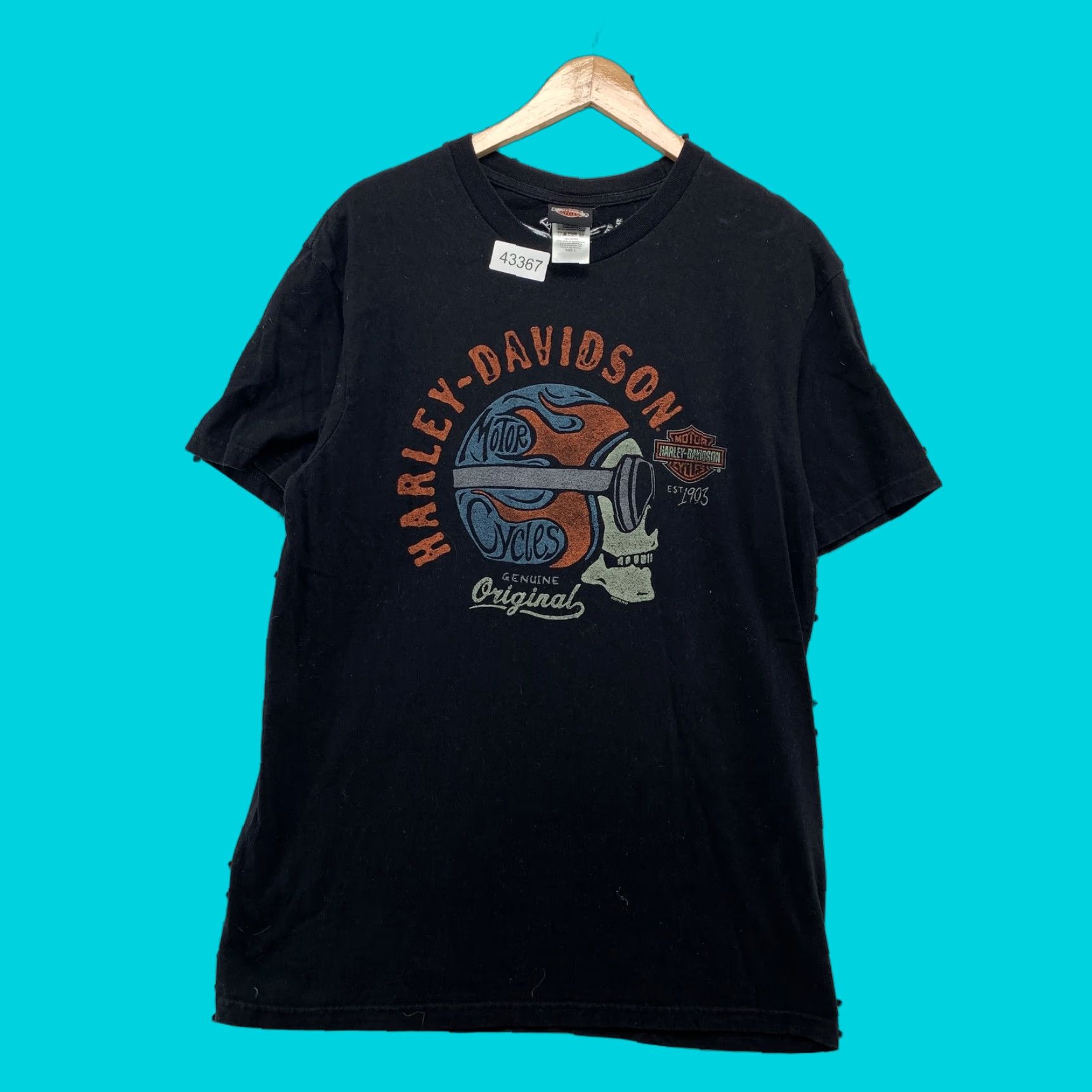 Harley Davidson Harley-Davidson Shirt Mens Large Black Skull Goggles Helmet Thiensville WI Shirt Mens Large Black Skull Goggles Helmet Thiensville WI Size US L / EU 52-54 / 3 - 1 Thumbnail