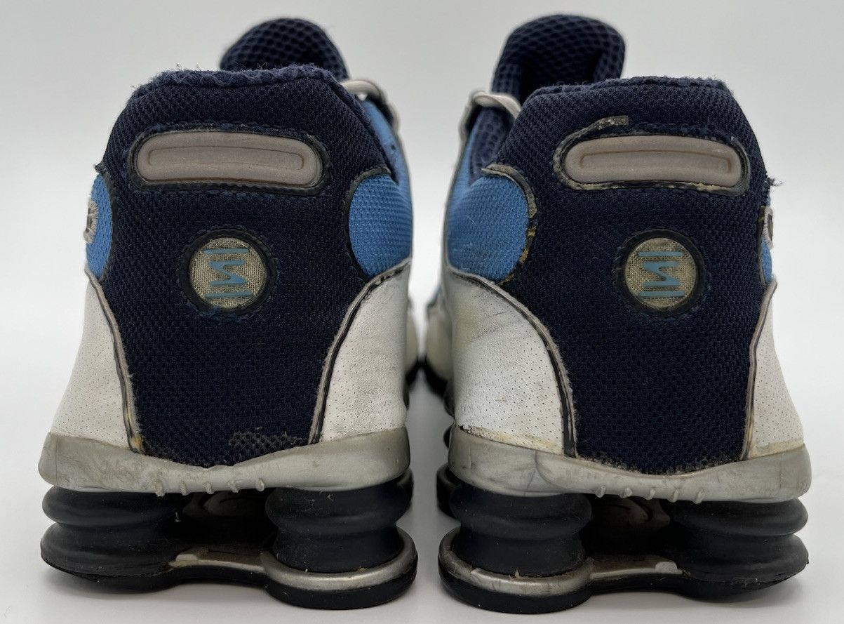 Nike Vintage Nike Shox NZ 305618-445 White Light Blue Men Size 10 Size US 10 / EU 43 - 8 Thumbnail