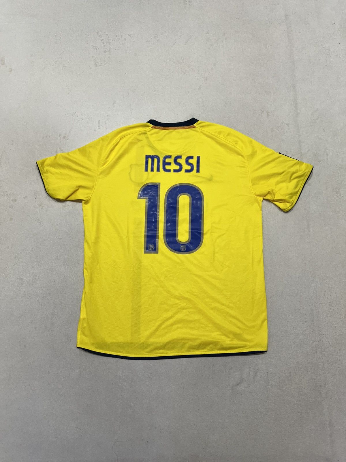 Nike Barcelona 2008 Nike Away Jersey #Messi 10 Size US XL / EU 56 / 4 - 1 Thumbnail
