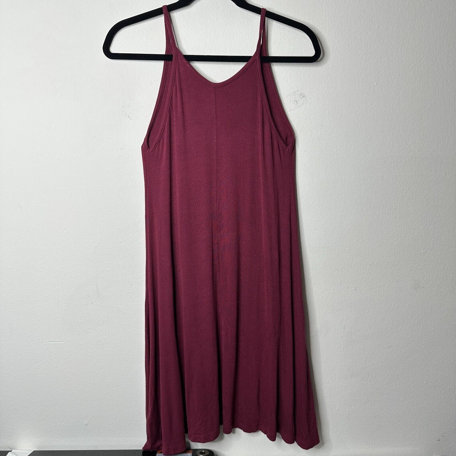Old Navy Old Navy Soft Burgundy Swing Summer Tank Dress Above Knee S Size S / US 4 / IT 40 - 3 Thumbnail