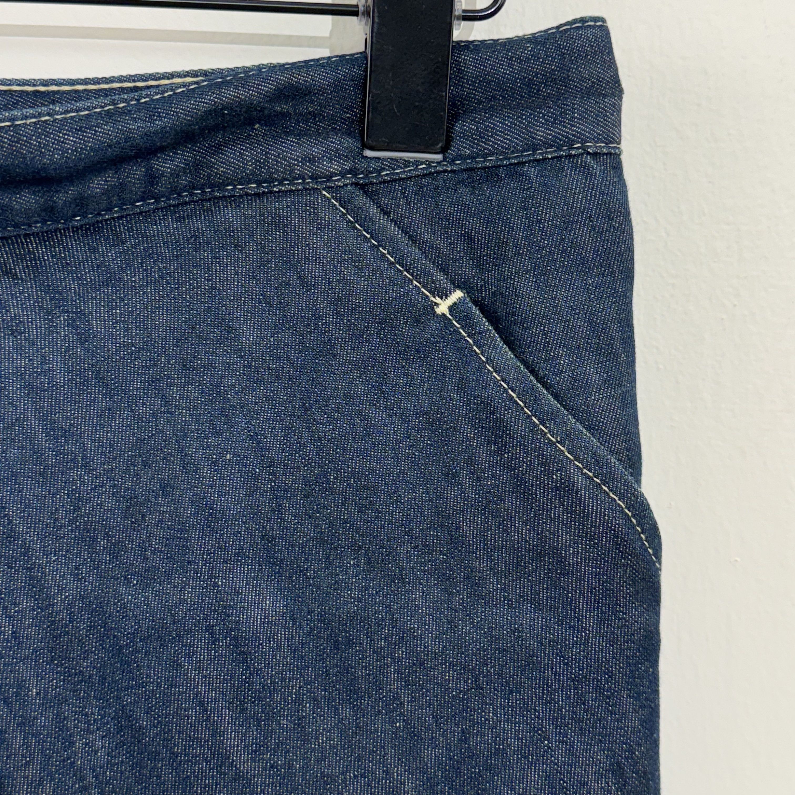 Y's Y's Yohji Yamamoto Denim Flare Skirt Size 28" / US 6 / IT 42 - 7 Thumbnail