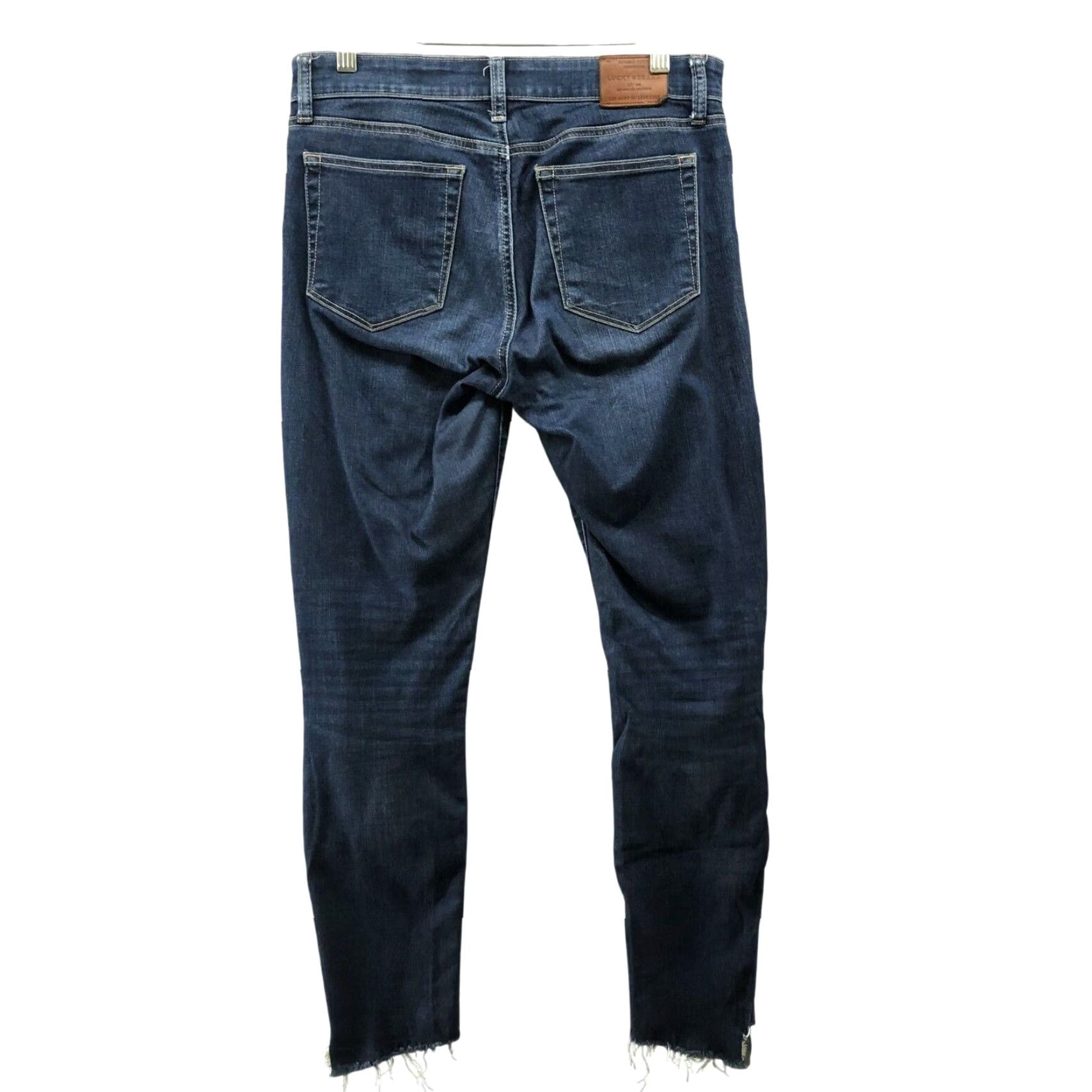 Lucky Brand Lucky Brand Women's Blue Low Rise Skinny Jeans, Size 6, Cotton Blend, Stretch Size 28" / US 6 / IT 42 - 2 Thumbnail