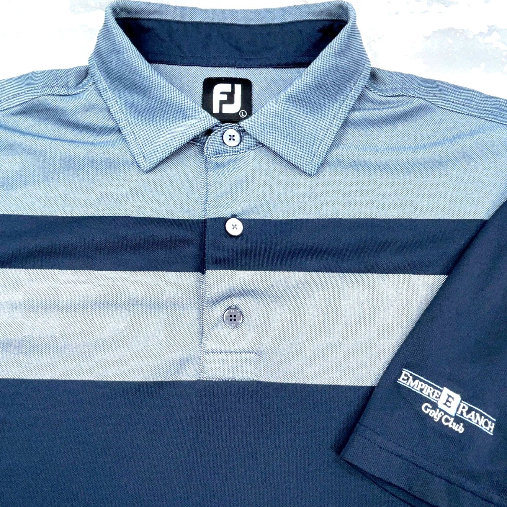 Footjoy FootJoy Polo Shirt Men L Blue Colorblock Golf White Logo Size US L / EU 52-54 / 3 - 2 Thumbnail