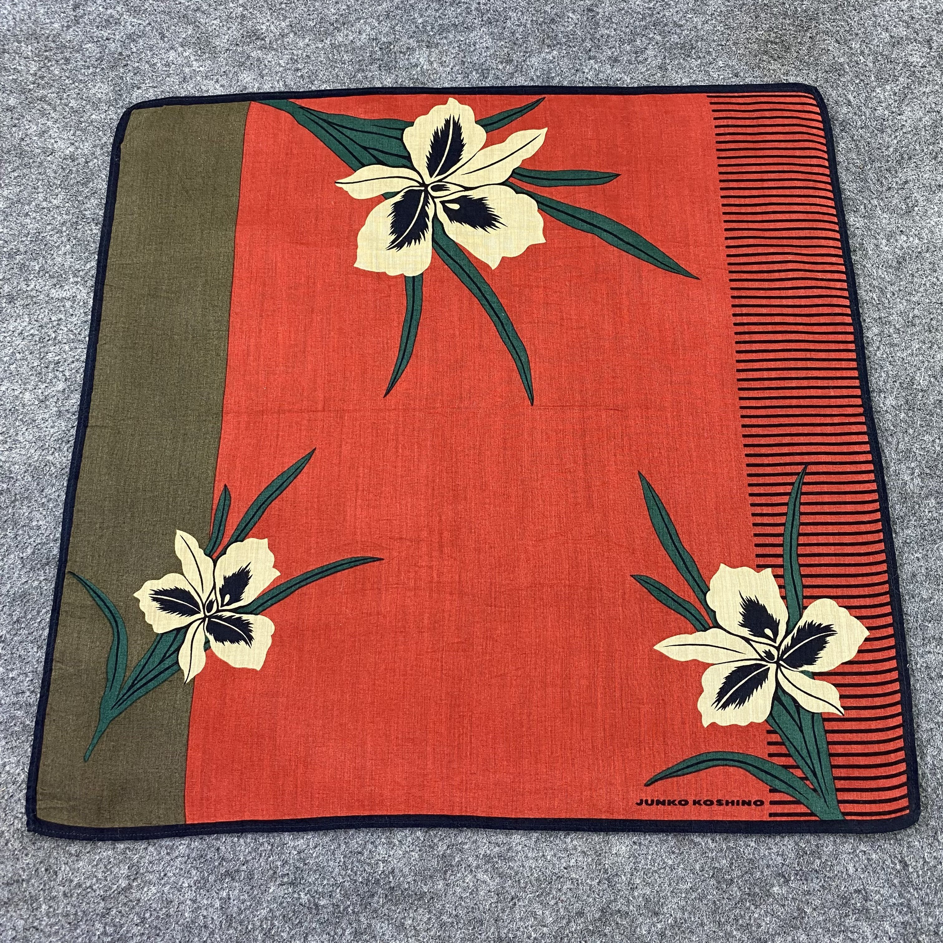 Japanese Brand Junko Koshino Handkerchief / Bandana / Neckerchief-B1273 Size ONE SIZE - 3 Thumbnail