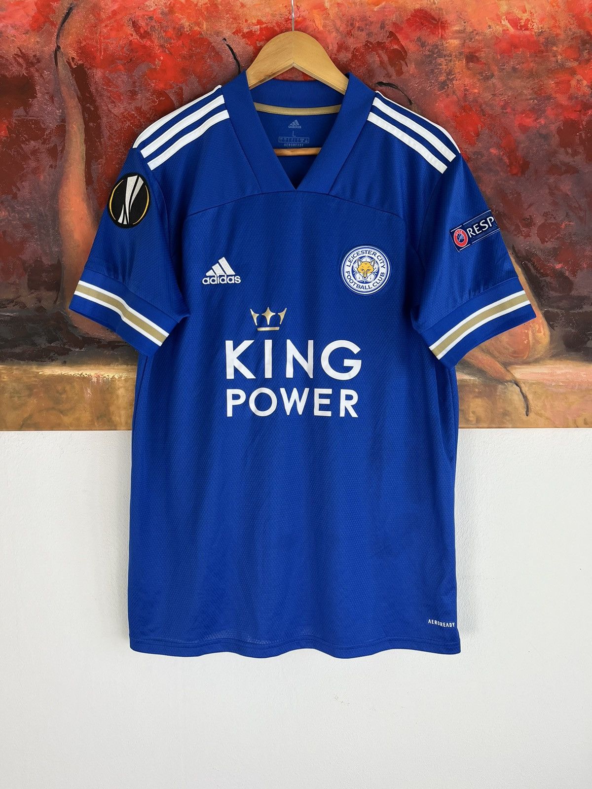 Adidas Adidas Leicester City Home 2019/2020 Soccer Jersey Football Size US L / EU 52-54 / 3 - 1 Thumbnail