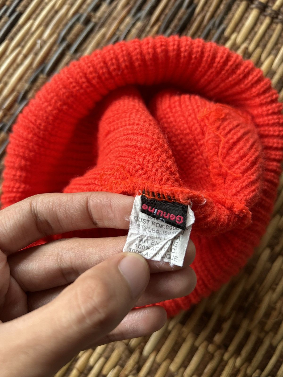 Japanese Brand × Volcom Vtg Volcom Orange Beanie Hats Size ONE SIZE - 7 Thumbnail