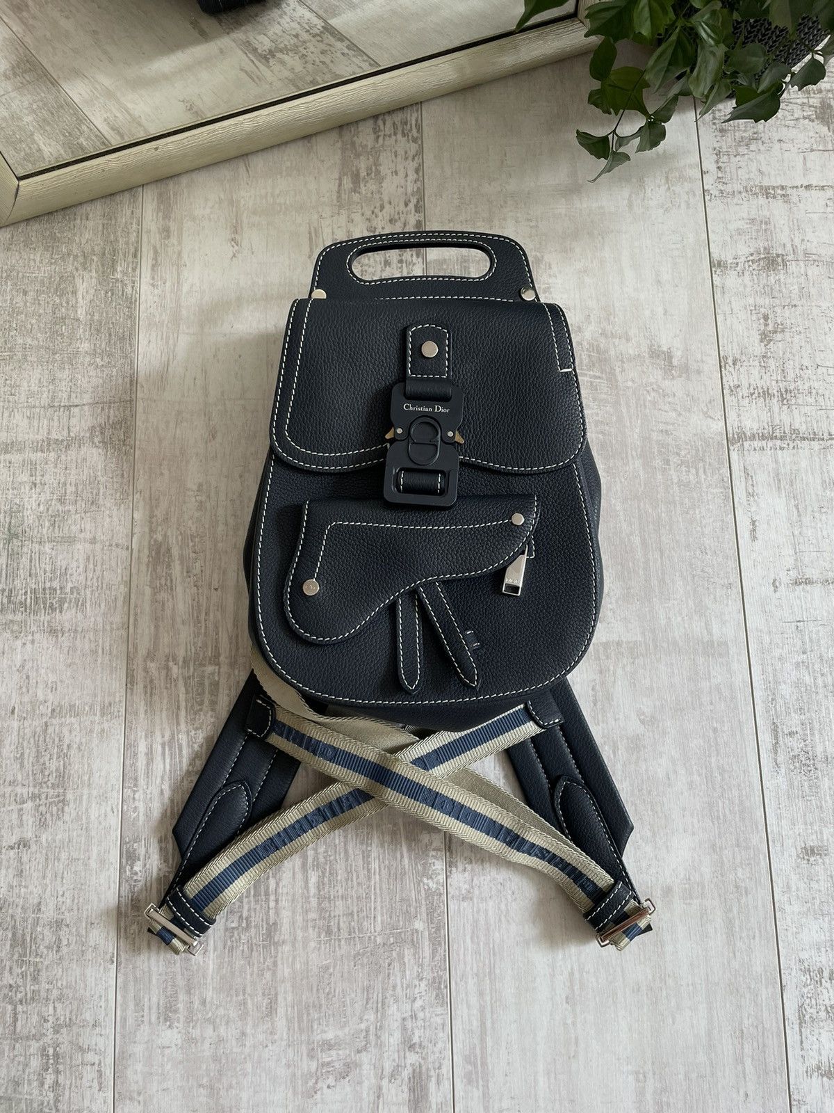 Dior Dior Gallop Backpack Dark Blue Size ONE SIZE - 1 Thumbnail