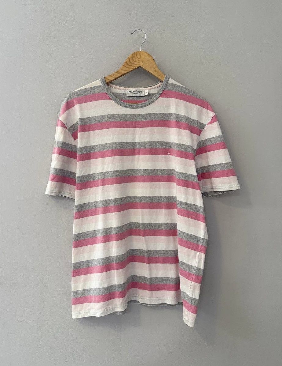 Yves Saint Laurent Vintage Yves Saint Laurent YSL Tee Embroidered logo 90’s Size US XL / EU 56 / 4 - 1 Thumbnail