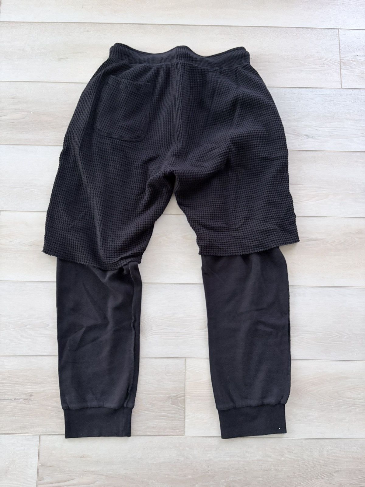 424 Double Layer Waffle Knit Sweatpants Size US 30 / EU 46 - 4 Thumbnail