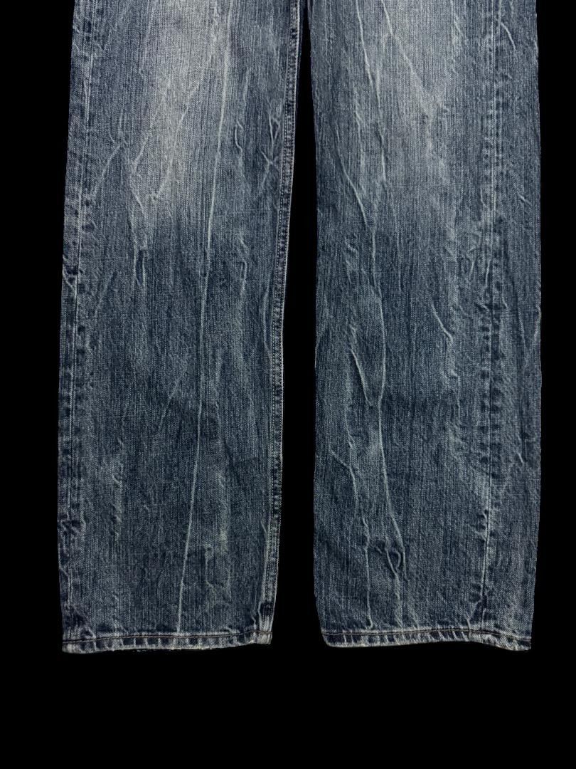 Beauty Beast INSANE Theoria Japan Sick Whisker Distressed Denim Jean Size US 31 - 8 Thumbnail