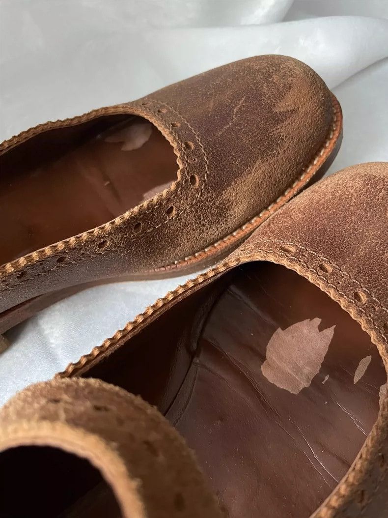 Comme des Garcons Comme des Garçons Craftsman Leather Mary Jane Brown Low Top Size US 7.5 / IT 37.5 - 8 Thumbnail