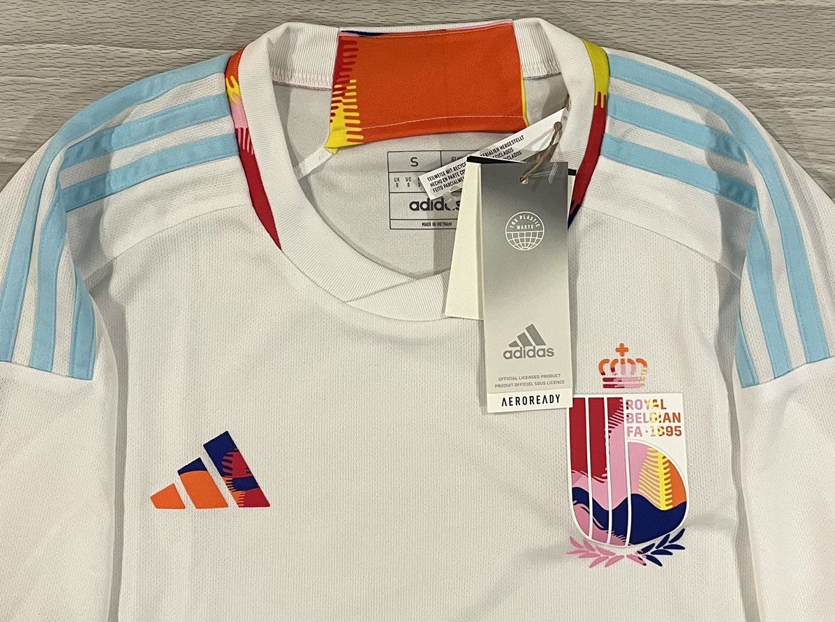 Adidas Adidas 2022/24 Belgium World Cup Soccer Jersey Men’s Small Size US S / EU 44-46 / 1 - 2 Thumbnail