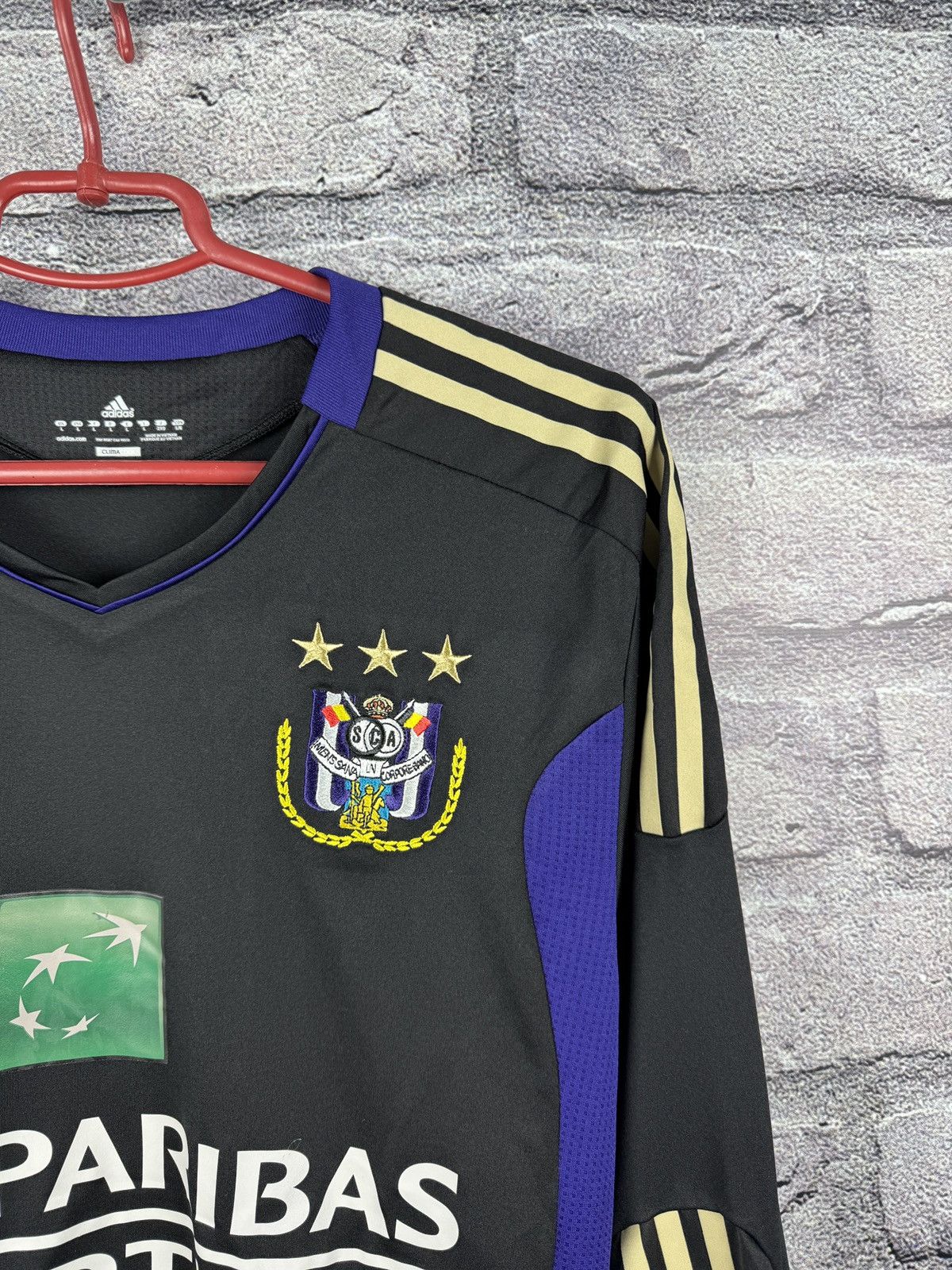 Adidas Vintage Adidas RSC Anderlecht Long Sleeve Jersey #9 Size US L / EU 52-54 / 3 - 3 Thumbnail