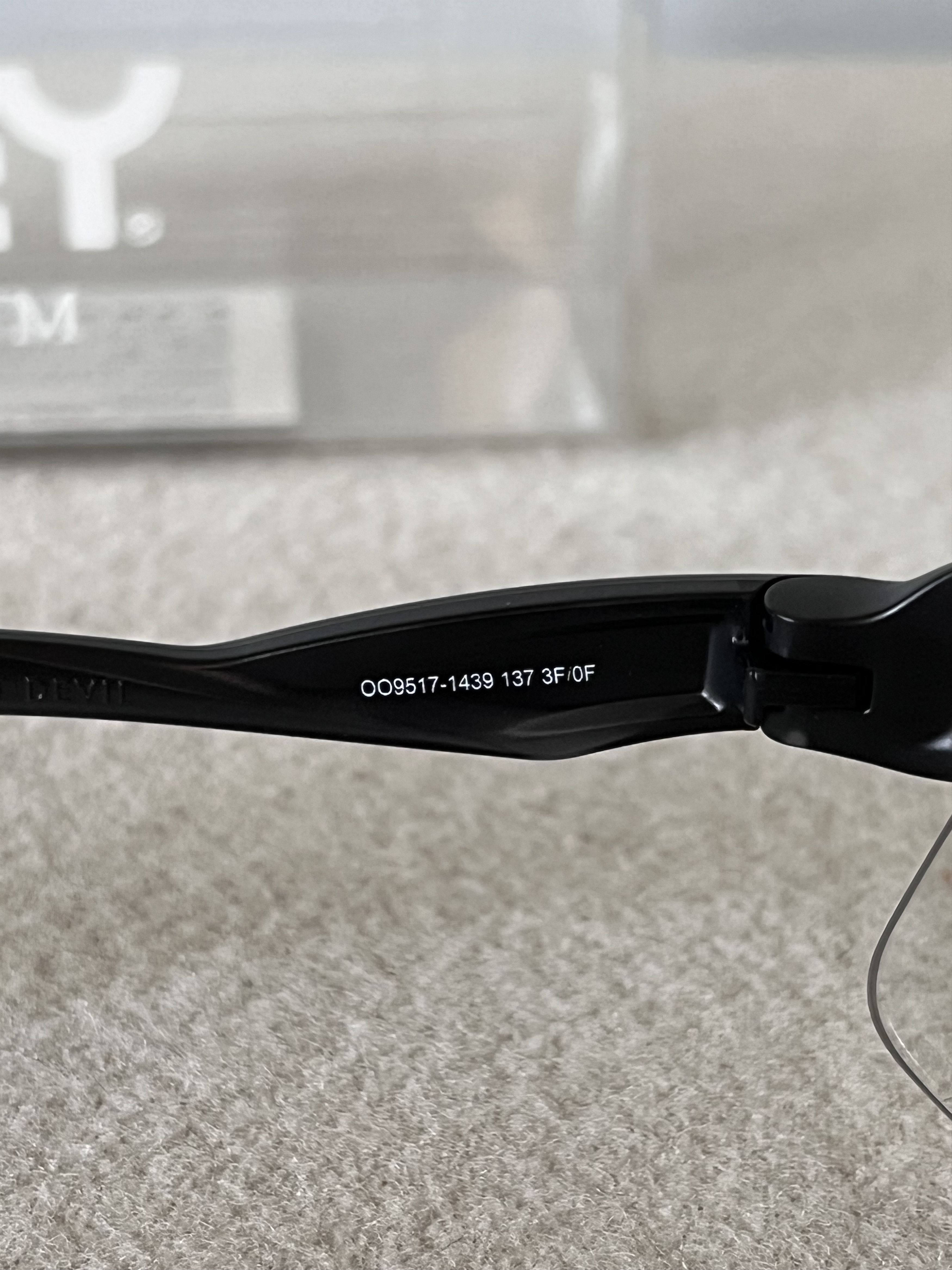 Oakley × Satisfy Satisfy Running Oakley Stunt Devil Sunglasses in Matte Black Size ONE SIZE - 5 Thumbnail
