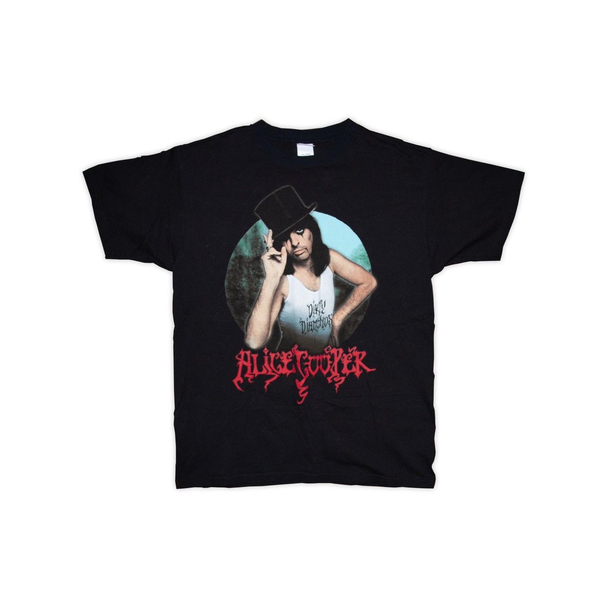 Vintage 2005 Alice Cooper Dirty Diamonds Tour Tee Size US L / EU 52-54 / 3 - 1 Thumbnail