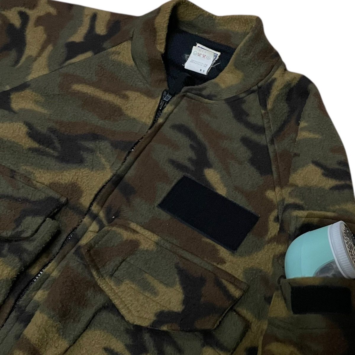 Nepenthes NEPHENTHES CAMO ARMY FULL ZIP FLEECE JACKET Size US M / EU 48-50 / 2 - 8 Thumbnail