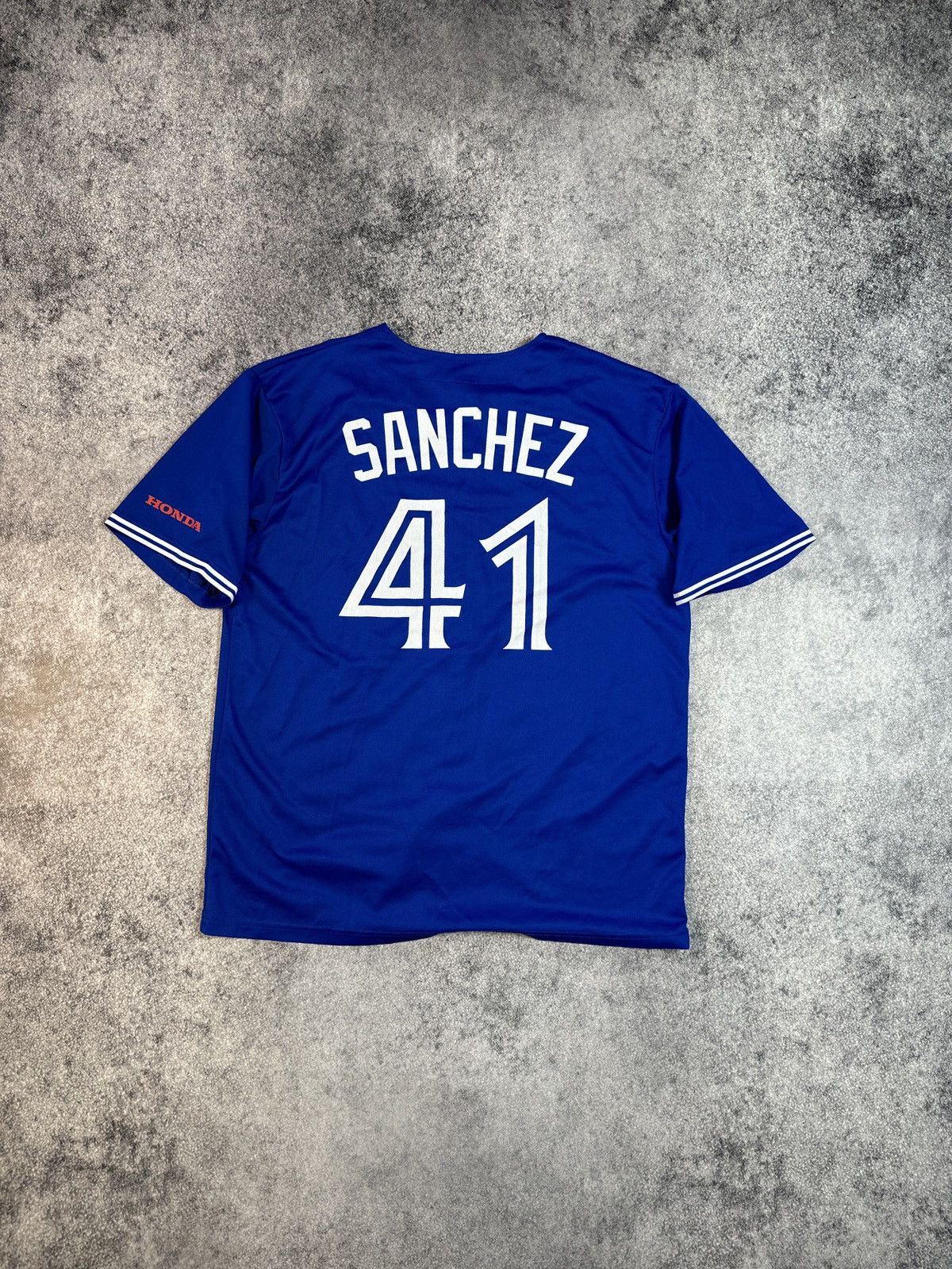 MLB × Vintage Vintage Blue Jays 41 Sanchez Jersey MLB L Rare USA Size US L / EU 52-54 / 3 - 3 Thumbnail
