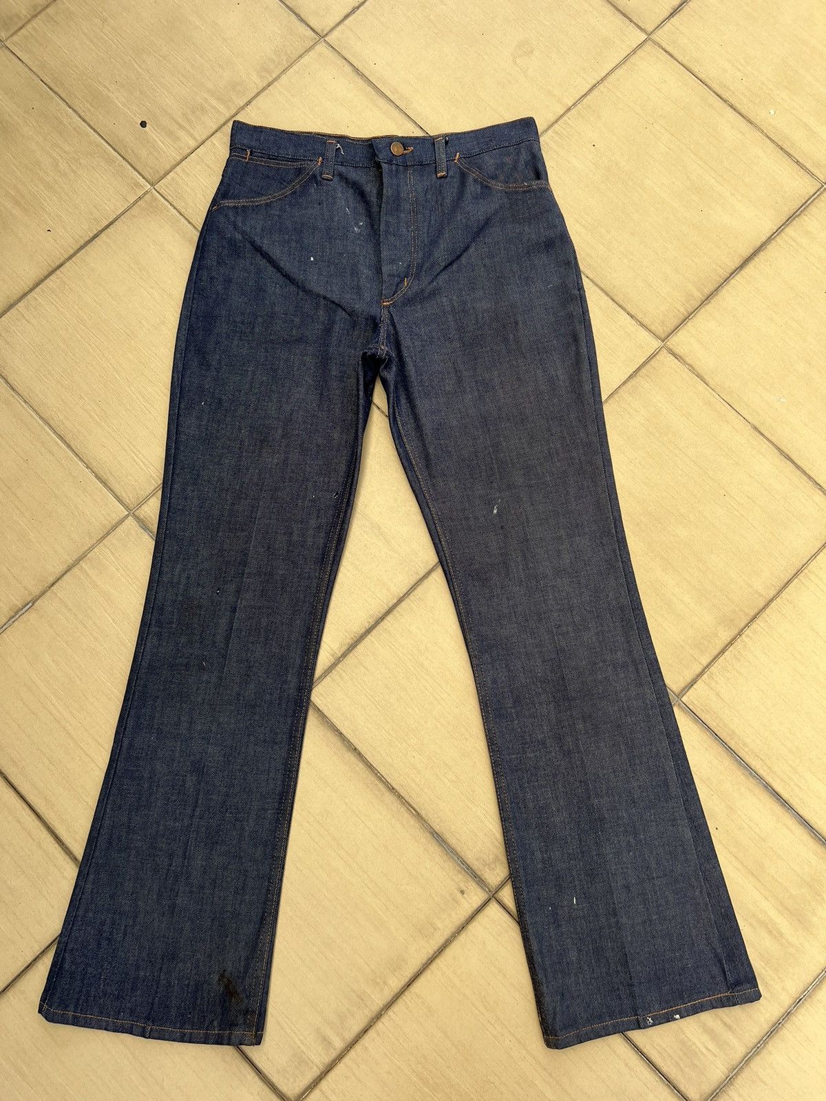 Vintage Vintage 60s Wrangler TALON Zipper Light Denim Bootcut Jeans Size US 30 / EU 46 - 1 Thumbnail