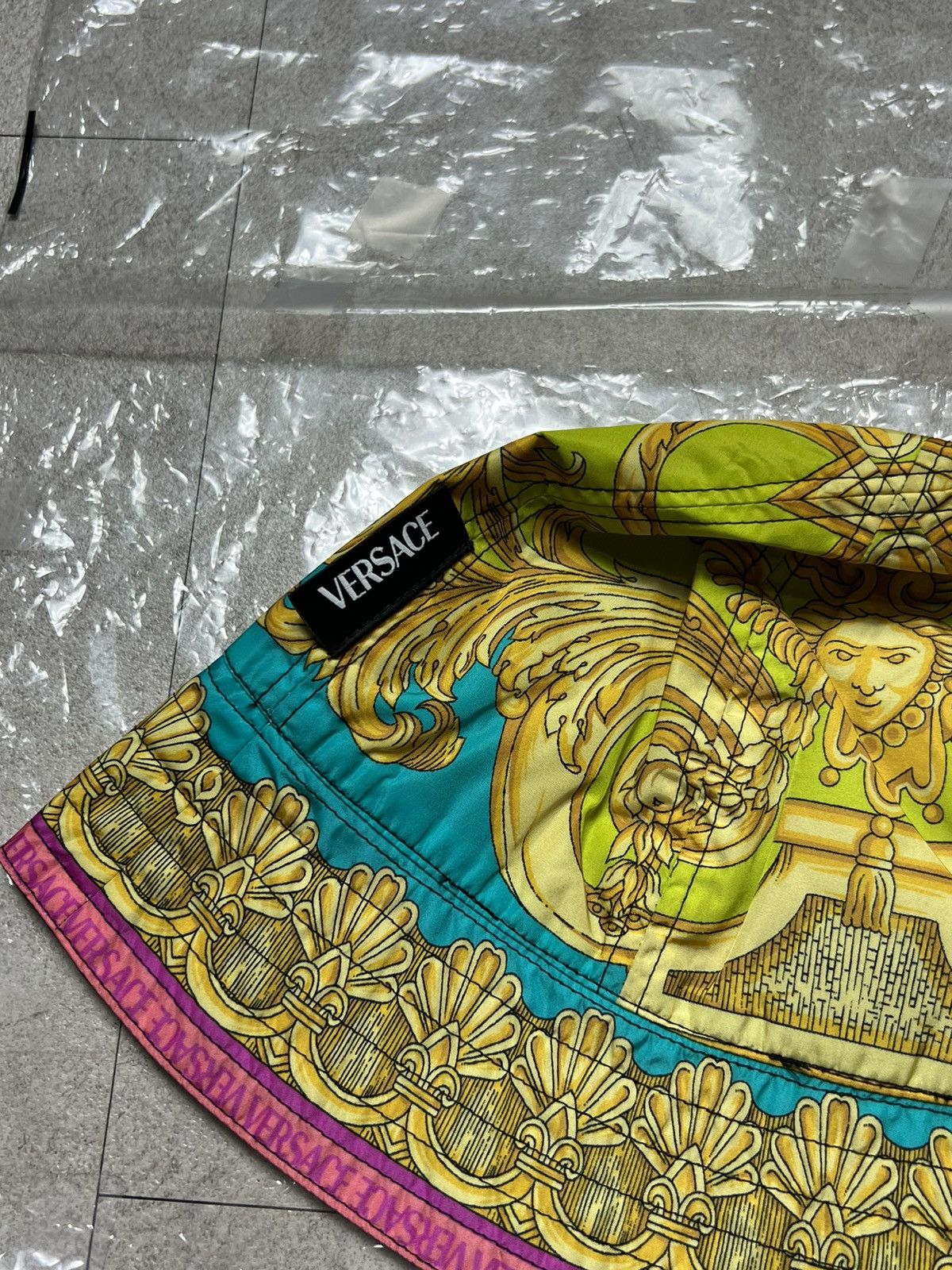 Versace Versace Baroque Print Bucket Hat Size ONE SIZE - 2 Thumbnail