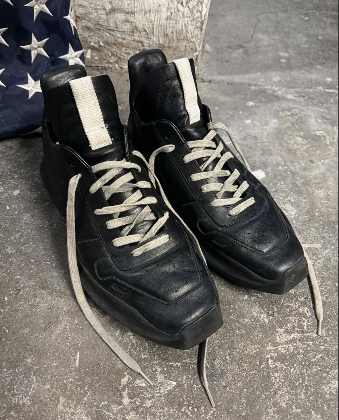 Rick Owens Rick Owens Geth runner Size US 11 / EU 44 - 1 Thumbnail