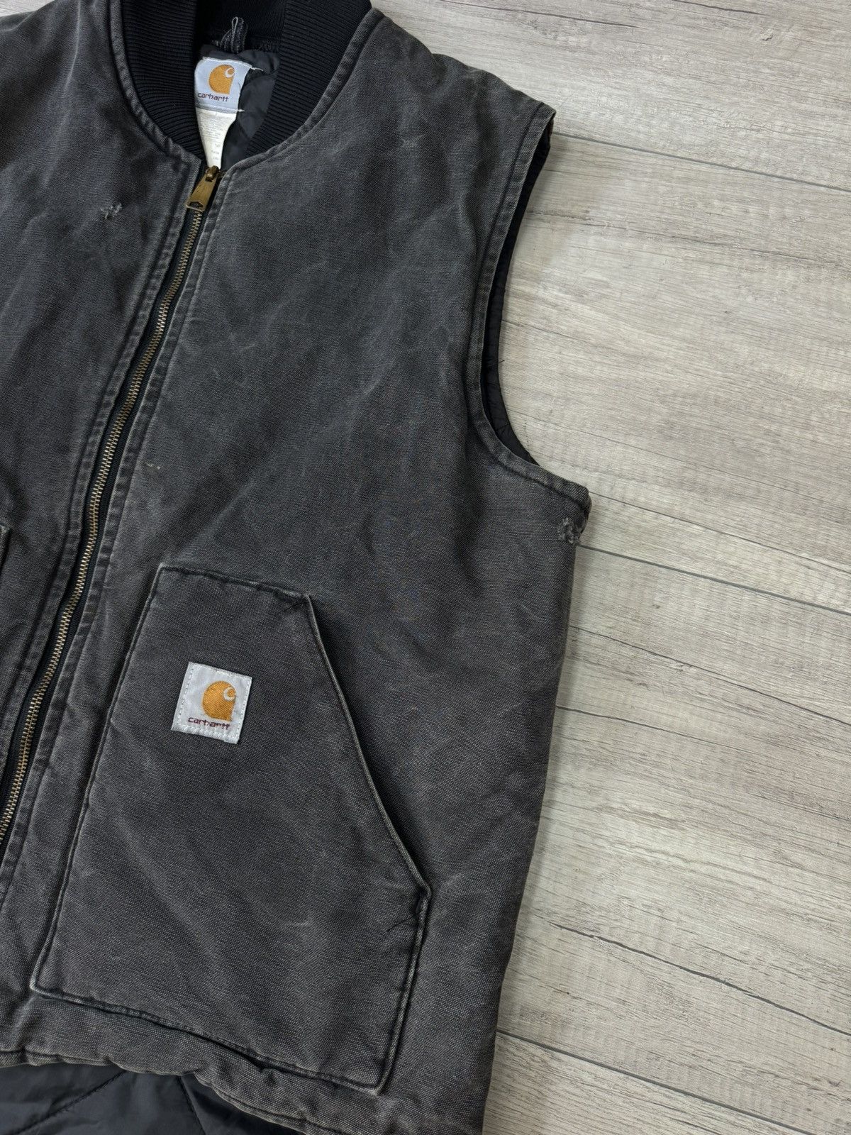 Carhartt Vintage Carhartt Workwear Vest Distressed Fade Made in USA Size US XL / EU 56 / 4 - 4 Thumbnail